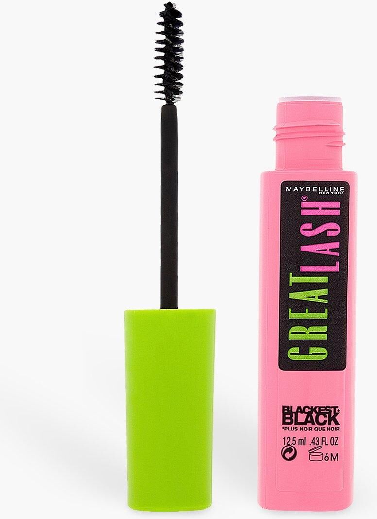 Maybelline Great Lash Lengthening And Thickening Mascara - Blackest Black  - Size: ONE SIZE