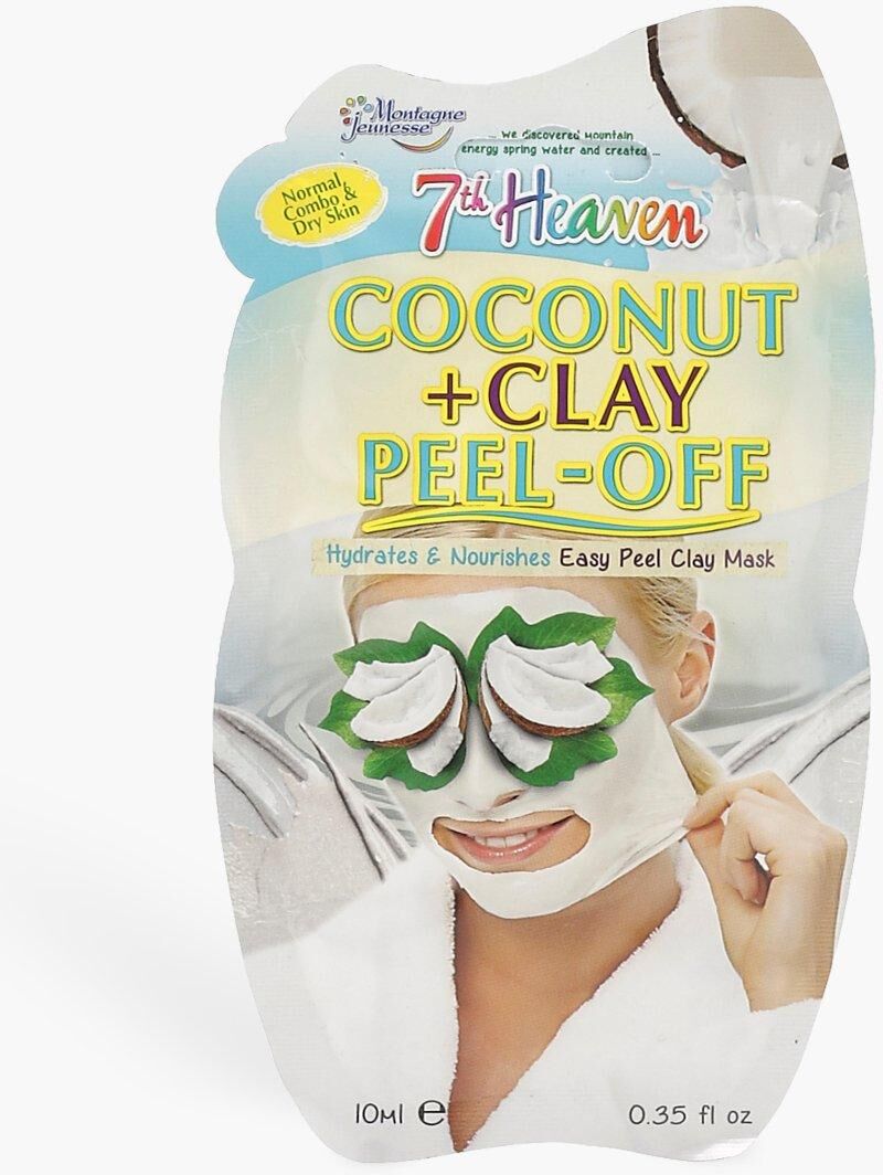 Boohoo Coconut & Clay Peel Off Face Mask- White  - Size: ONE SIZE