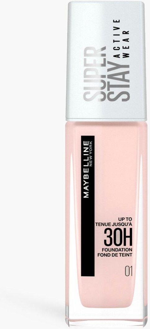 Maybelline Superstay Active Wear Full Coverage 30 Hour Long-Lasting Liquid Foundation 01 Alabaster- Beige  - Size: ONE SIZE