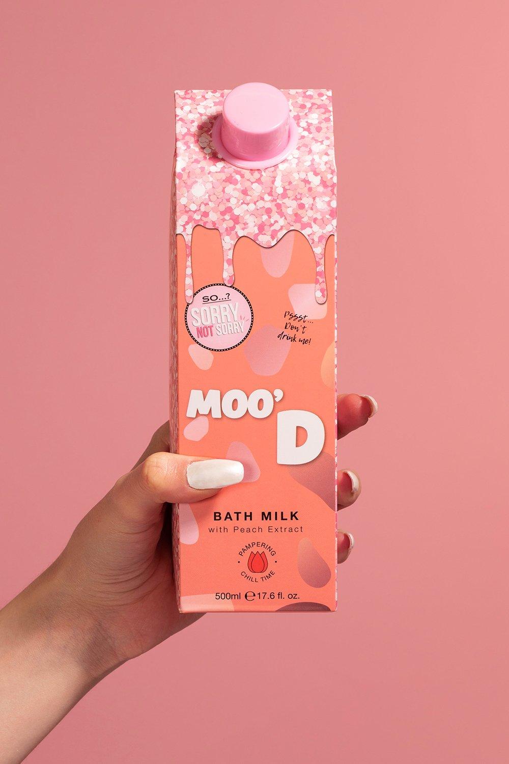 Boohoo So. Sorry Not Sorry Moo The Bath Milk 500Ml- Pink  - Size: ONE SIZE