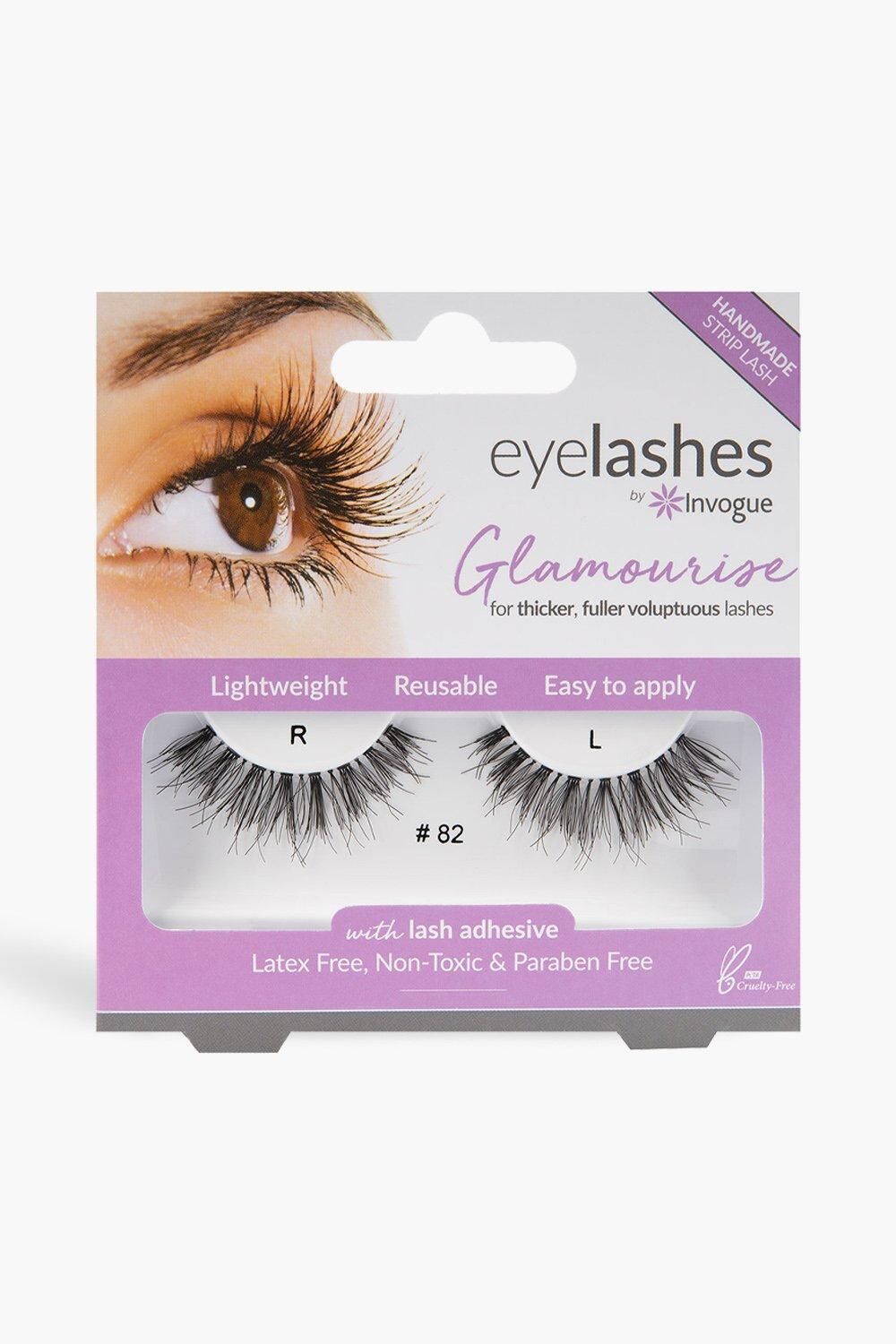 Boohoo Glamourise False Eyelashes #82- Black  - Size: ONE SIZE