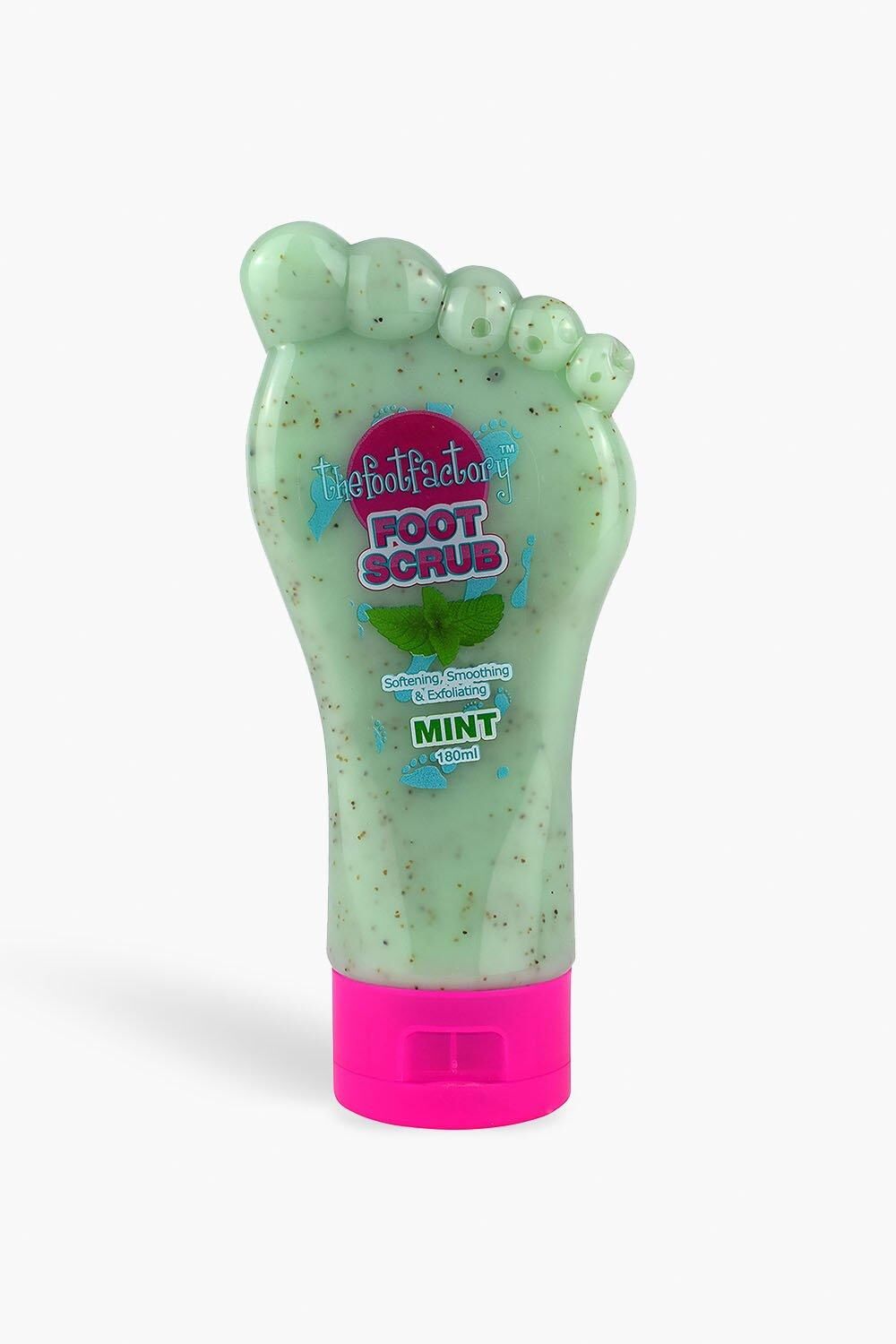 Boohoo The Foot Factory Foot Scrub - Peppermint- White  - Size: ONE SIZE