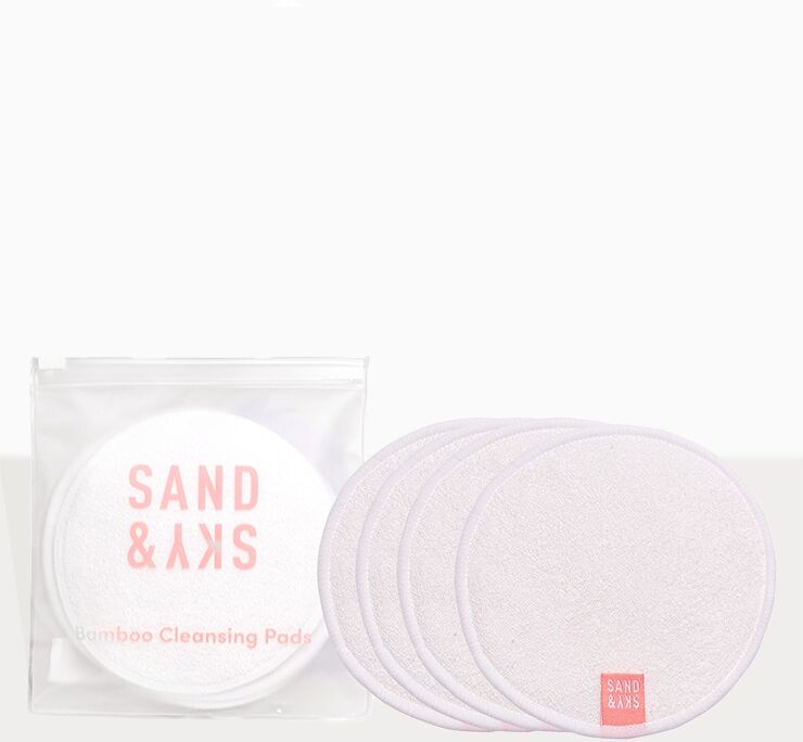 PrettyLittleThing Sand & Sky Bamboo Cleansing Skincare Pads  - Clear - Size: One Size