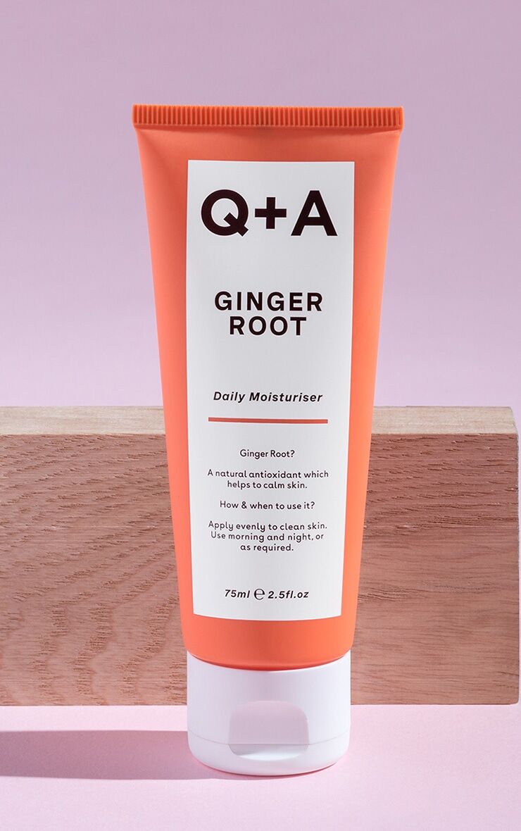 PrettyLittleThing Q+A Ginger Root Daily Moisturiser 75ml  - White - Size: One Size