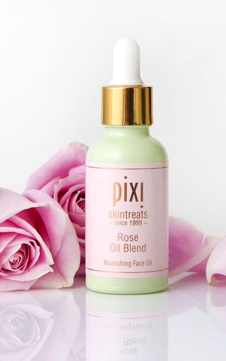 PrettyLittleThing Pixi Rose Oil Blend Face Oil  - Clear - Size: One Size