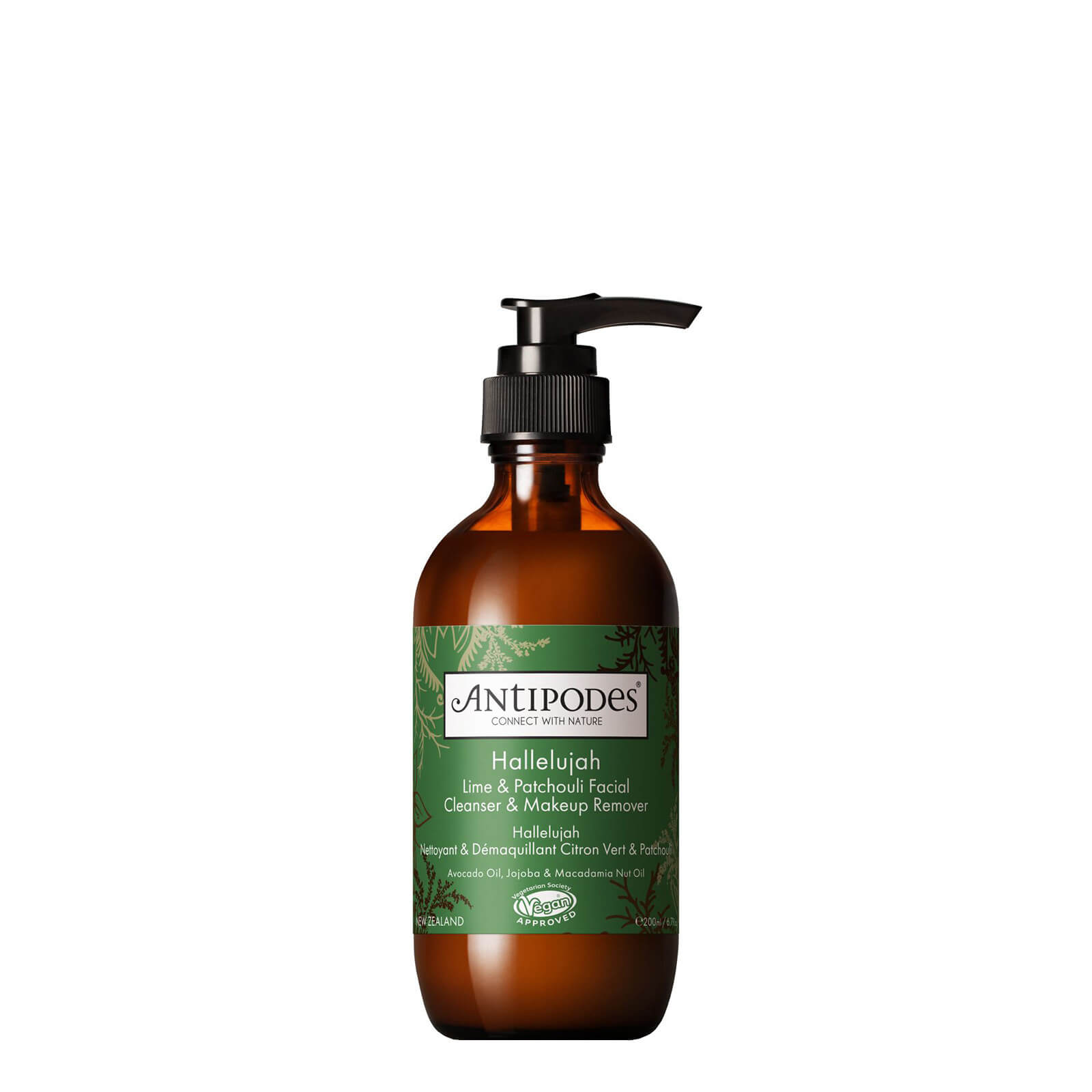 Antipodes Hallelujah Lime and Patchouli Hydrating Cleanser and Makeup Remover 200ml