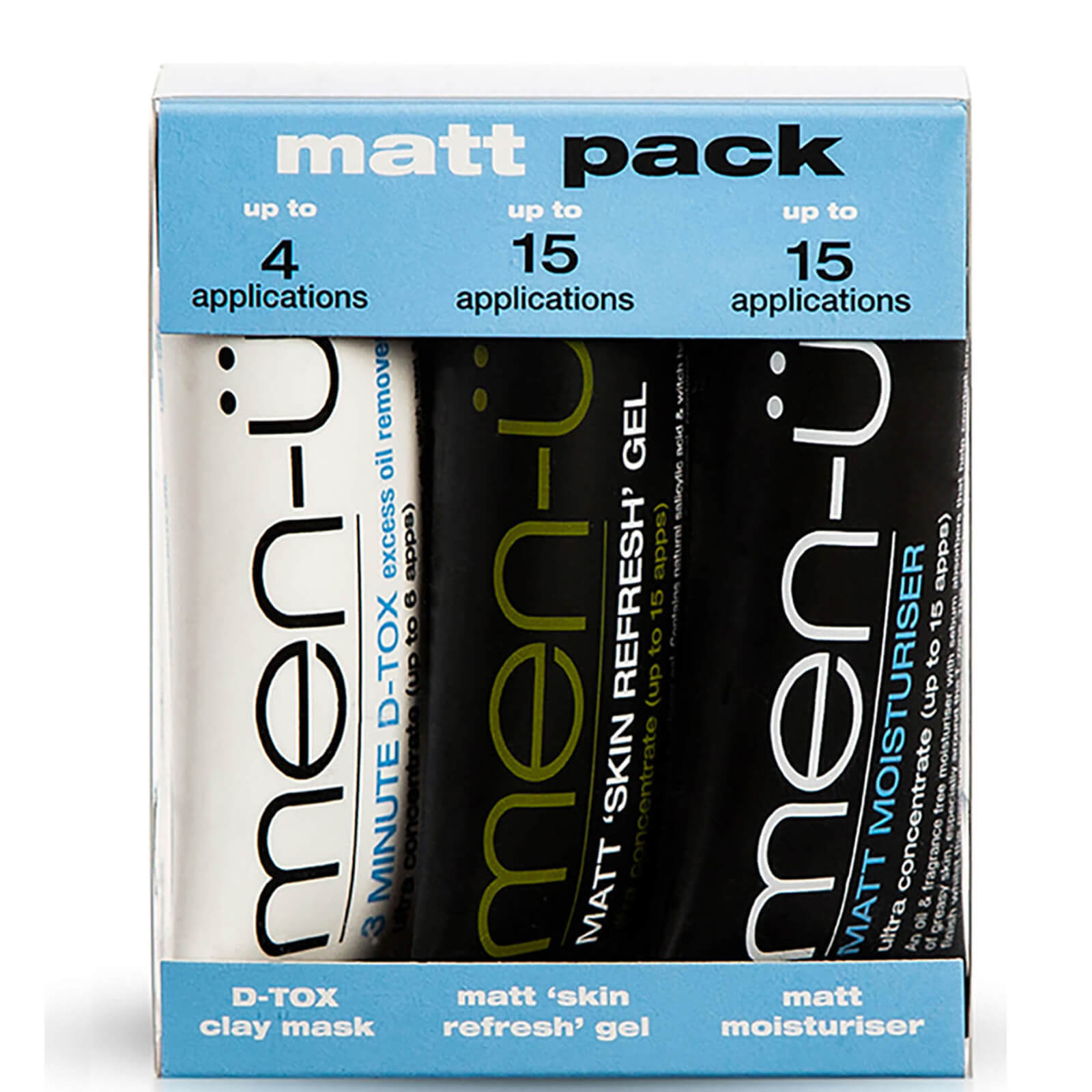men-u men-ü Matt Pack (3 Products)