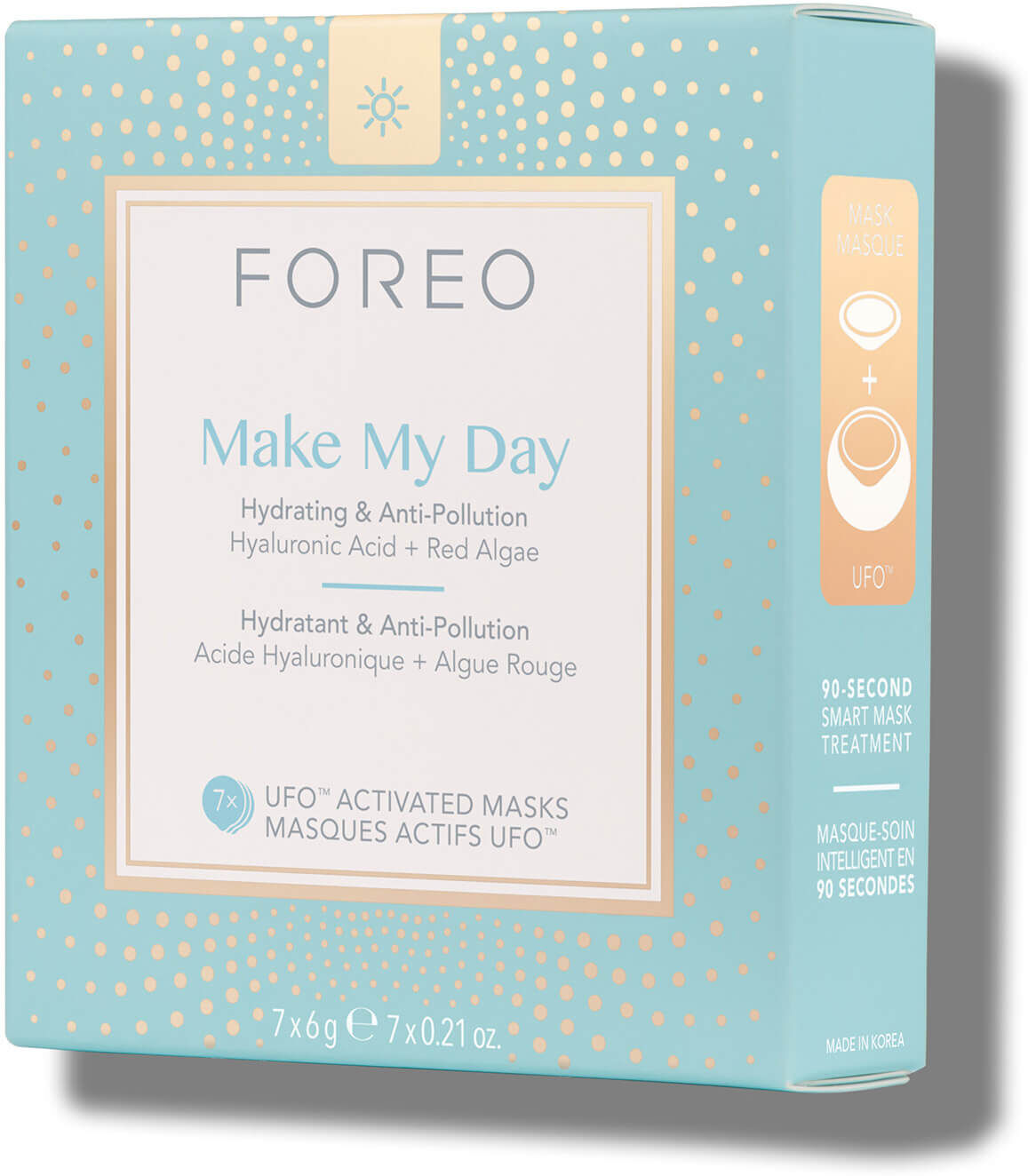 FOREO Make My Day UFO/UFO Mini Anti-Pollution and so Hydrating Face Mask (7 Pack)