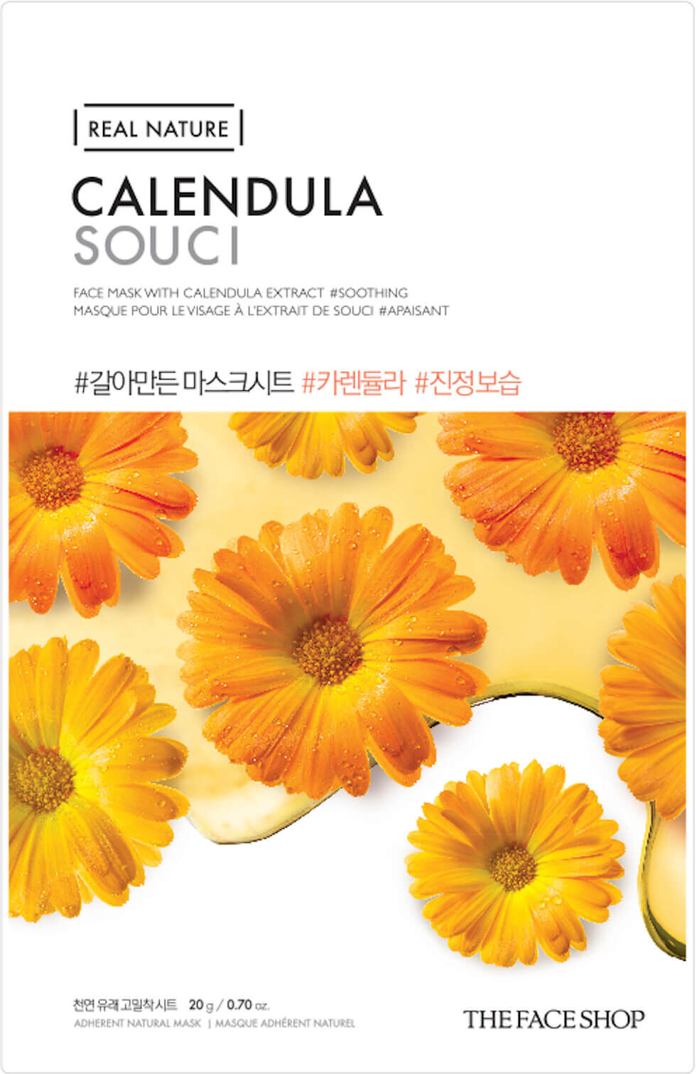 THE FACE SHOP Real Nature Sheet Mask Calendula