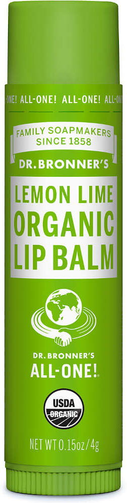 Dr. Bronner's Organic Lip Balm - Lemon Lime 4g