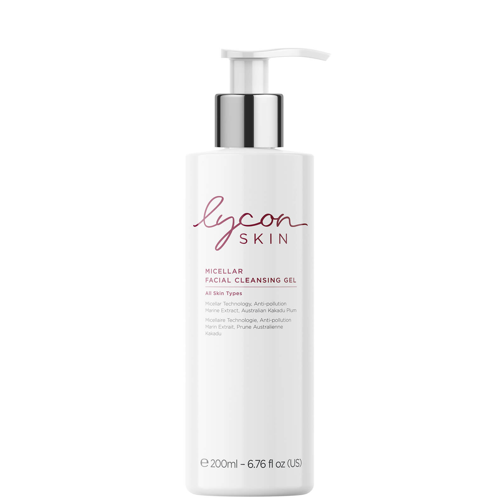 Lycon Skin Micellar Facial Cleansing Gel 200ml