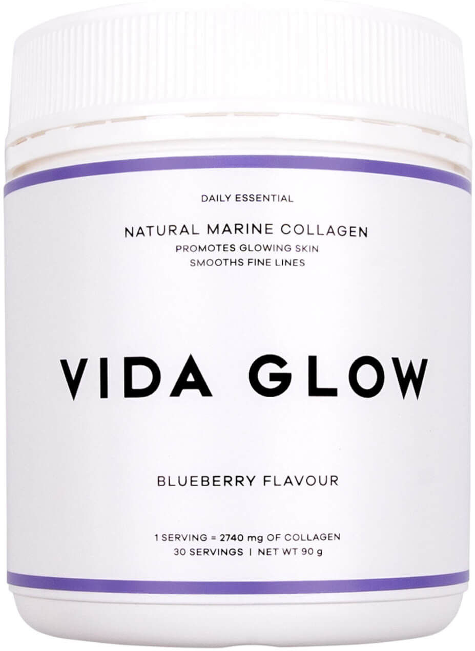 Vida GlowMarine Collagen Blueberry Loose Powder 90g