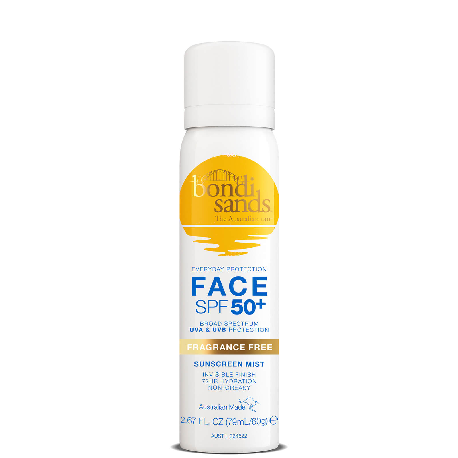 Bondi Sands SPF50+ Sunscreen Face Mist 79ml