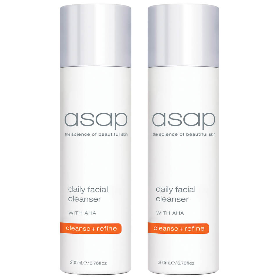 asap 2x asap daily facial cleanser 200ml