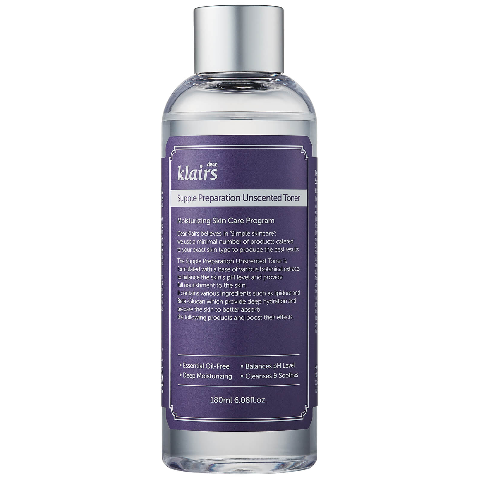 Dear, Klairs Supple Preparation Unscented Toner 180ml