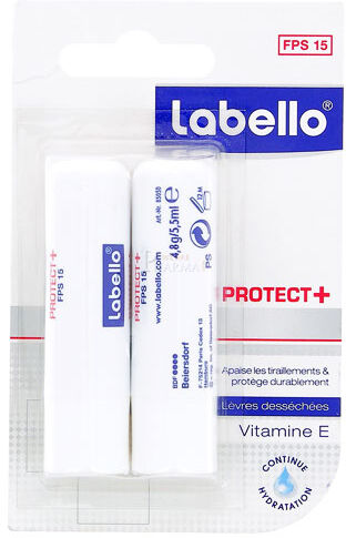 Labello Duo Protect + FPS15 Lot de 2 x 4.8g