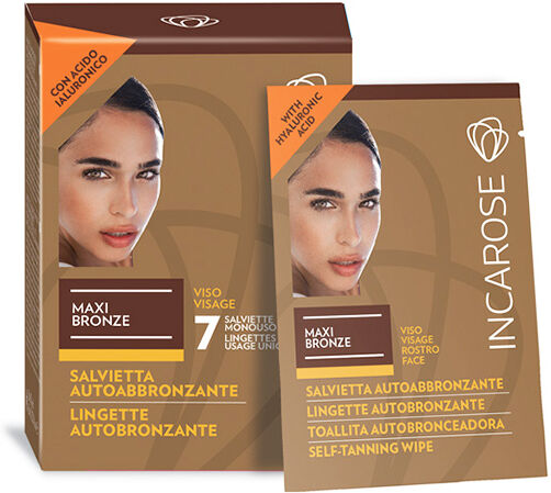 Incarose Maxi Bronze Lingette Autobronzante Visage 1 Unité 9g