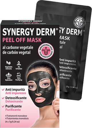 Incarose Synergy Derm Peel Off Mask Visage Charbon 4x7g