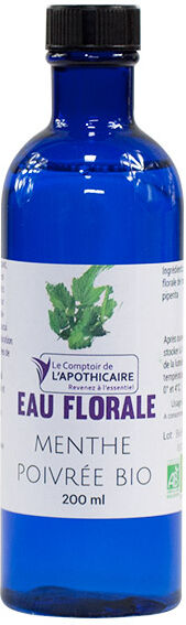 Le Comptoir de l'Apothicaire Eau Florale Menthe Poivrée Bio 200ml