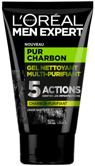 L'Oréal Paris L'Oréal Men Expert Skincare Pur Charbon Gel Nettoyant Multi-Purifiant 5en1 100ml