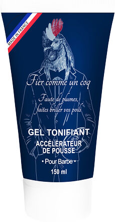 Fier Comme un Coq Gel Tonifiant Accélérateur de Pousse pour Barbe 150ml