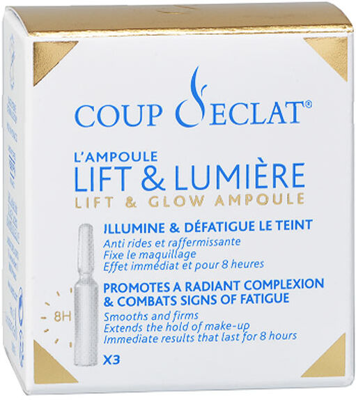 Coup d Eclat Coup d'Eclat Ampoules Lift & Lumière Visage Boite de 3