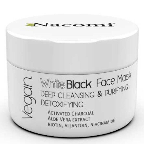 Nacomi Masque Noir et Blanc Nettoyant Purifiant & Détoxifiant 50ml