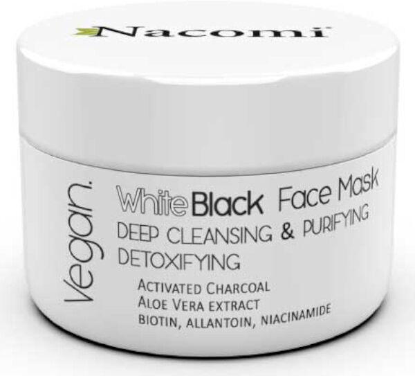 Nacomi Masque Noir et Blanc Nettoyant Purifiant & Détoxifiant 50ml