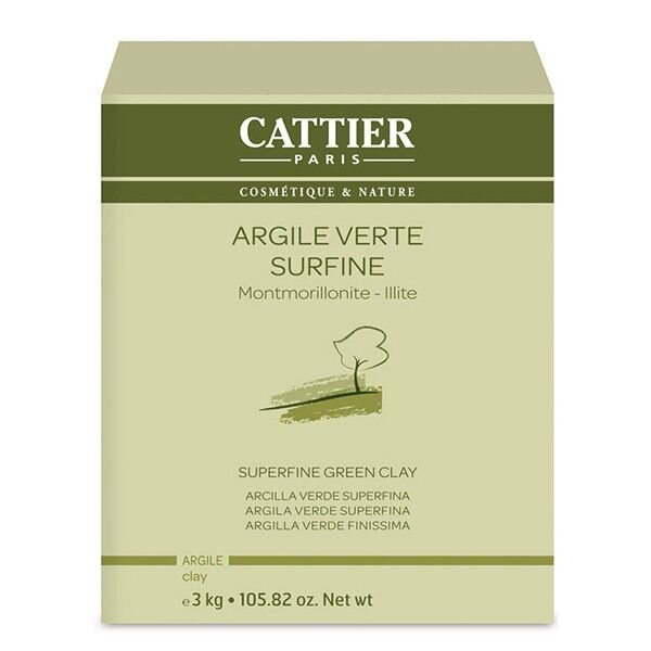 Cattier Argile Verte Surfine 3kg