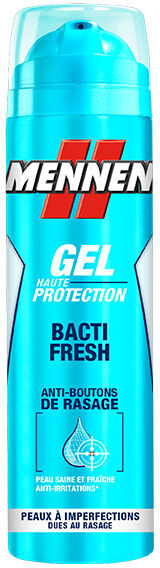 Mennen Bacti Fresh Gel Haute Protection Anti-Boutons de Rasage 200ml