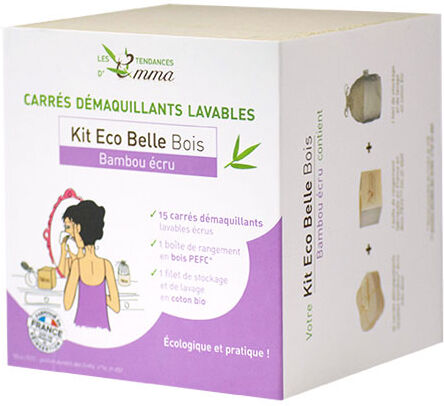 Les Tendances d'Emma Kit Eco Belle Bois Bambou Ecru x15