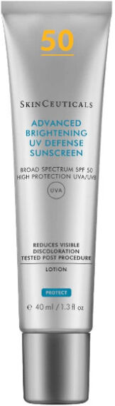 SkinCeuticals Photoprotection Advanced Brightening UV Defense Sunscreen Protection Solaire Anti-Taches Visage SPF50 40ml