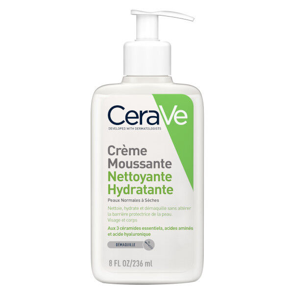 CeraVe Nettoyants Crème Moussante Nettoyante Hydratante 236ml