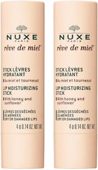 Nuxe Rêve de Miel Stick Lèvres Hydratant Lot de 2 x 4g