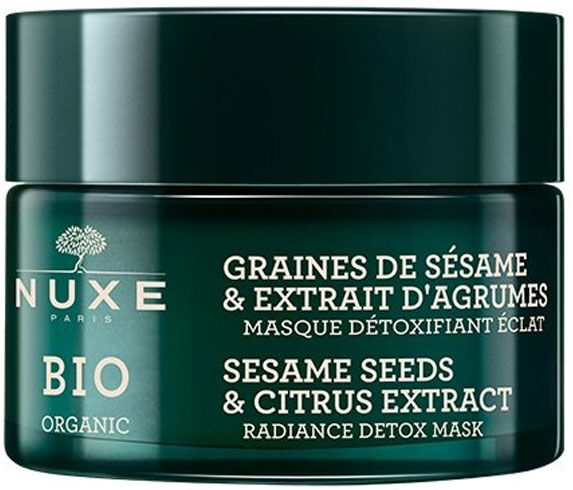 Nuxe Bio Masque Détoxifiant Eclat Graines de Sésame & Extrait d'Agrumes 50ml