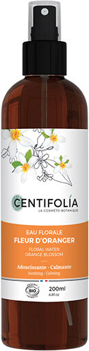 Centifolia Eau Florale de Fleurs d'Oranger Bio 200ml