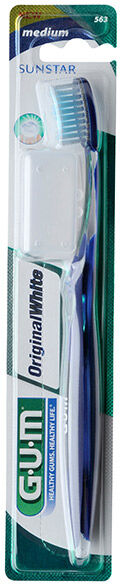 Gum Brosse à Dents Original White Compacte Medium