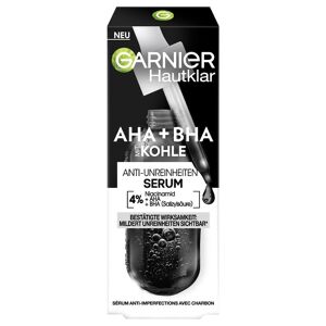 Garnier Skin Active Anti-Unreinheiten AHA + BHA Kohle Serum Feuchtigkeitsserum 30 ml