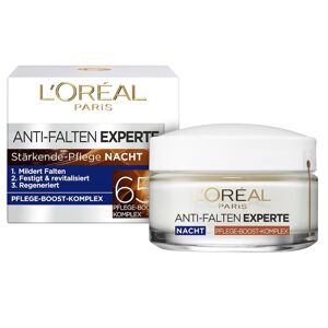 L’Oréal Paris Experte Anti-Falten Stärkende-Pflege Nacht Pflege-Boost-Komplex 65+ Anti-Aging-Gesichtspflege 50 ml