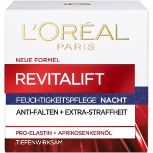 L’Oréal Paris Revitalift Nachtpflege mit Pro-Elastin und Aprikosenkernöl Tagescreme 50 ml Damen