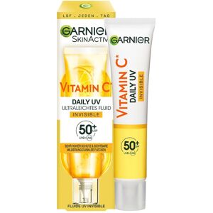 Garnier Skin Active Vitamin C Tägliches Sonnenfluid Invisible mit LSF 50+ Gesichtscreme 40 ml