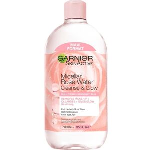 Garnier Skin Active Mizellen-Reinigungswasser All-in-1 mit Rosenwasser Mizellenwasser 700 ml Damen