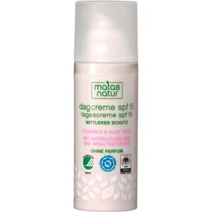 MATAS Natur Tagescreme SPF15 mit Bio-Aloe Vera und Vitamin E 50 ml