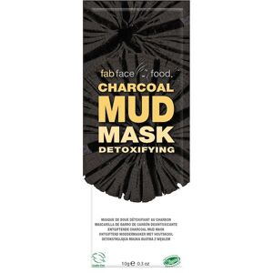 Fab Face Food Facemasks Detox Charcoal Mud Mask