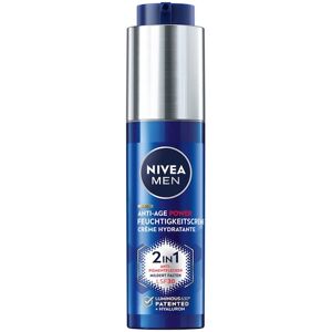 NIVEA Männerpflege Gesichtspflege MEN Anti-Age 2in1 Power Feuchtigkeitscreme LSF30