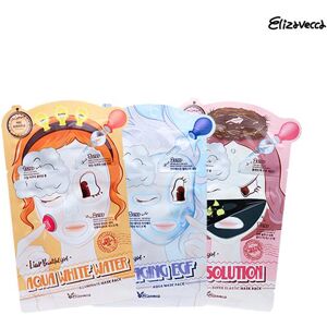 Elizavecca Liar Beautiful Girl 3 Step Mask Pack 1 Box 10 Blatt (3 Verschiedene Optionen)