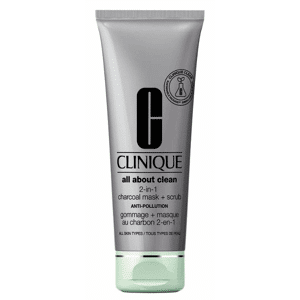 Clinique All About Clean 2-in-1 Charcoal Mask + Scrub Anti-Pollution 100 ML 100 ml