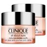 2x Clinique All About Eyes Augencreme 2x30 ml Creme