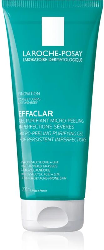 La Roche-Posay Effaclar reinigendes Peeling-Gel für fettige und problematische Haut 200 ml