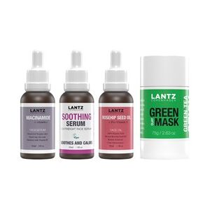 Lantz CPH SENSITIVE Startpakke med 4 fullsize produkter 3 x 30 ml + 75 g - Ansigtspleje - Hudpleje